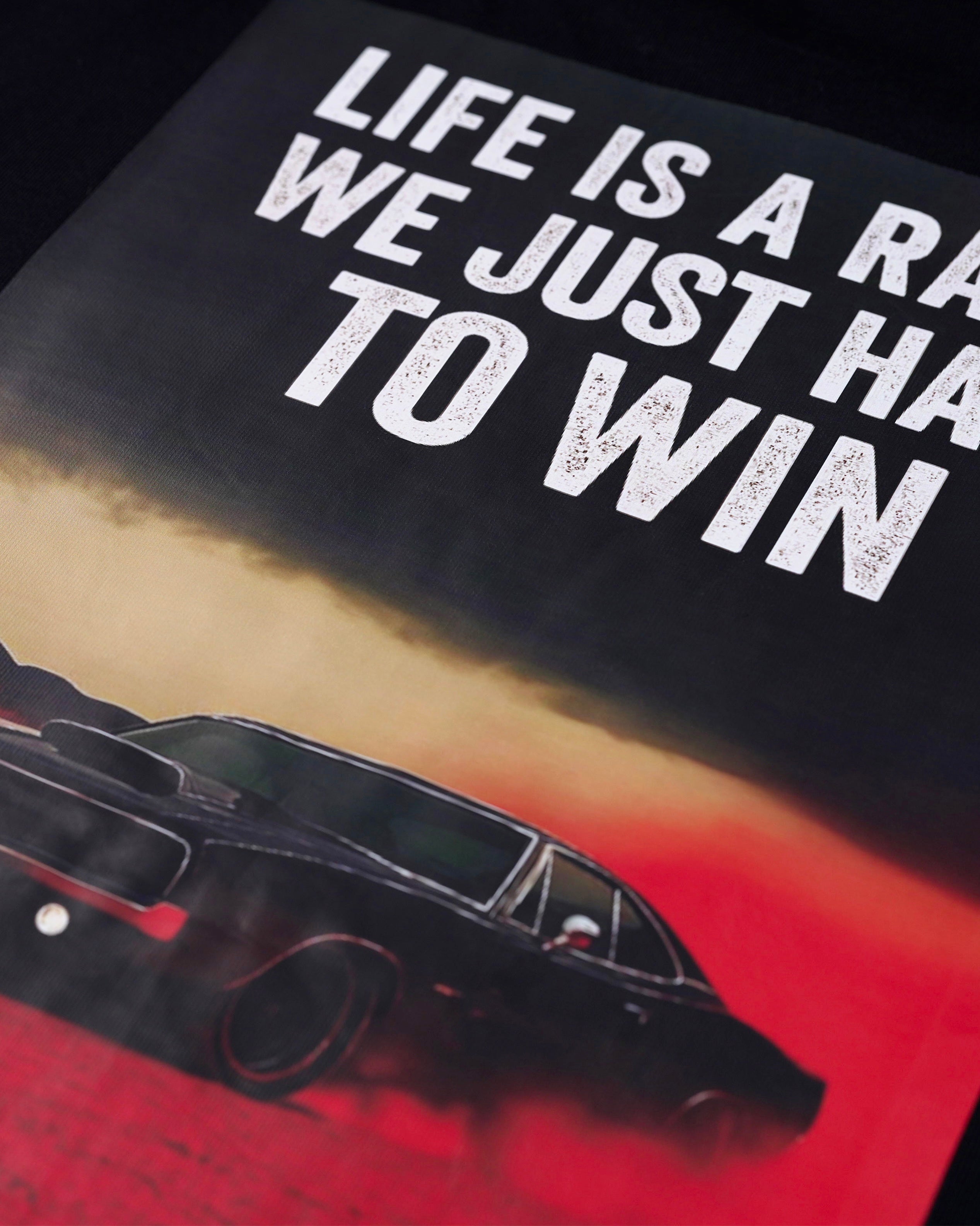 GoldDiii Oversized Motivational Graphic T-Shirt — Front & Back Print — Heavy 230 GSM