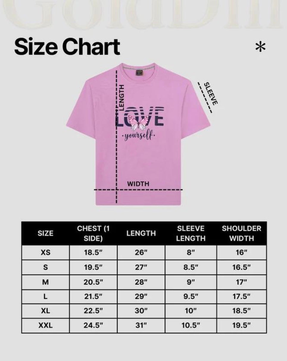 GoldDiii “Butterfly” Premium Graphic Tee