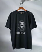 GoldDiii “Born To Lead” Premium Relaxed Fit Graphic T-Shirt — Black