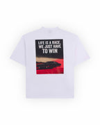 GoldDiii Oversized Motivational Graphic T-Shirt — Front & Back Print — Heavy 230 GSM