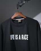 GoldDiii Oversized Motivational Graphic T-Shirt — Front & Back Print — Heavy 230 GSM