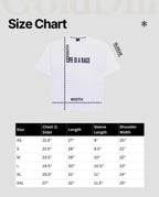 GoldDiii Oversized Motivational Graphic T-Shirt — Front & Back Print — Heavy 230 GSM