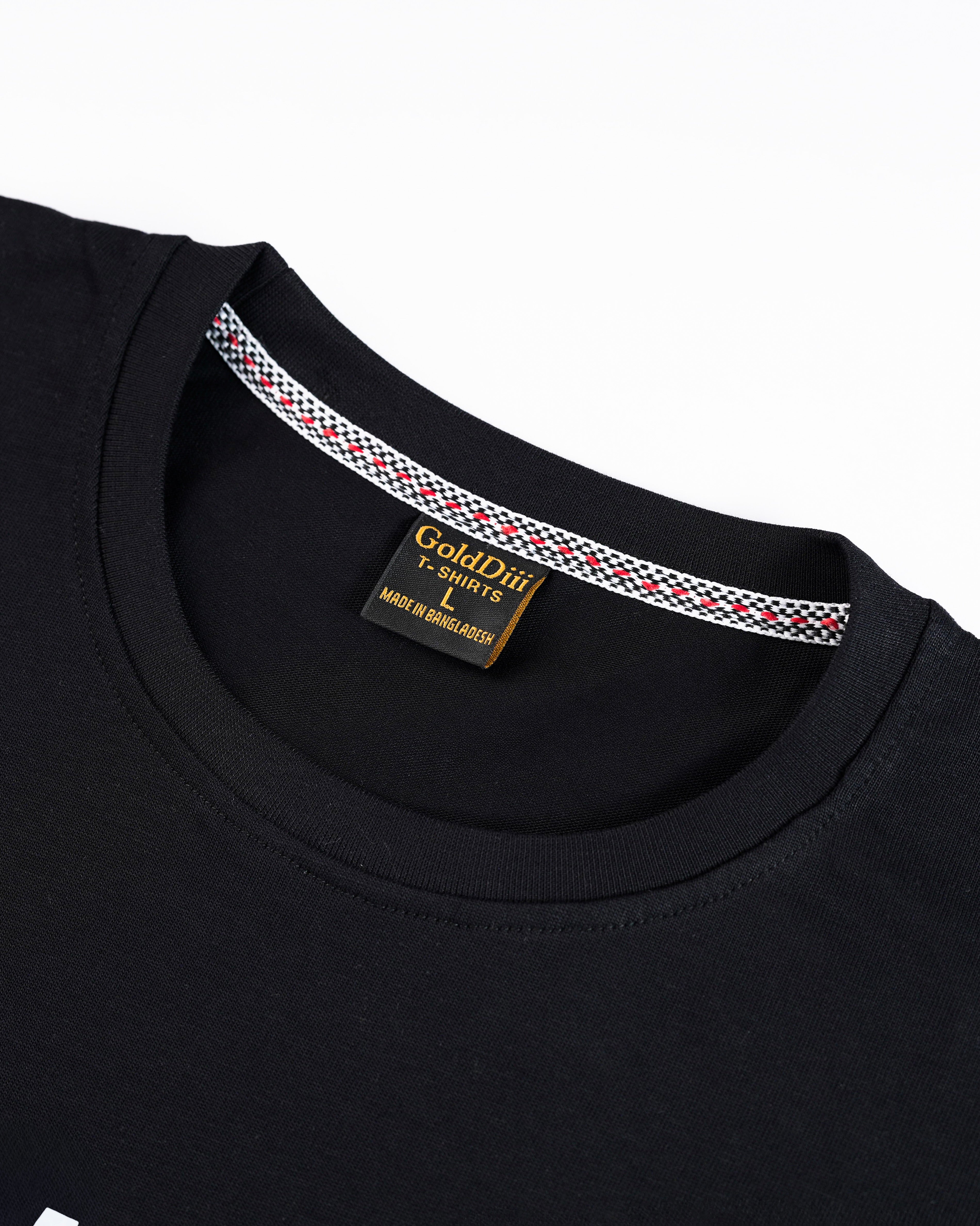 GoldDiii Oversized Motivational Graphic T-Shirt — Front & Back Print — Heavy 230 GSM