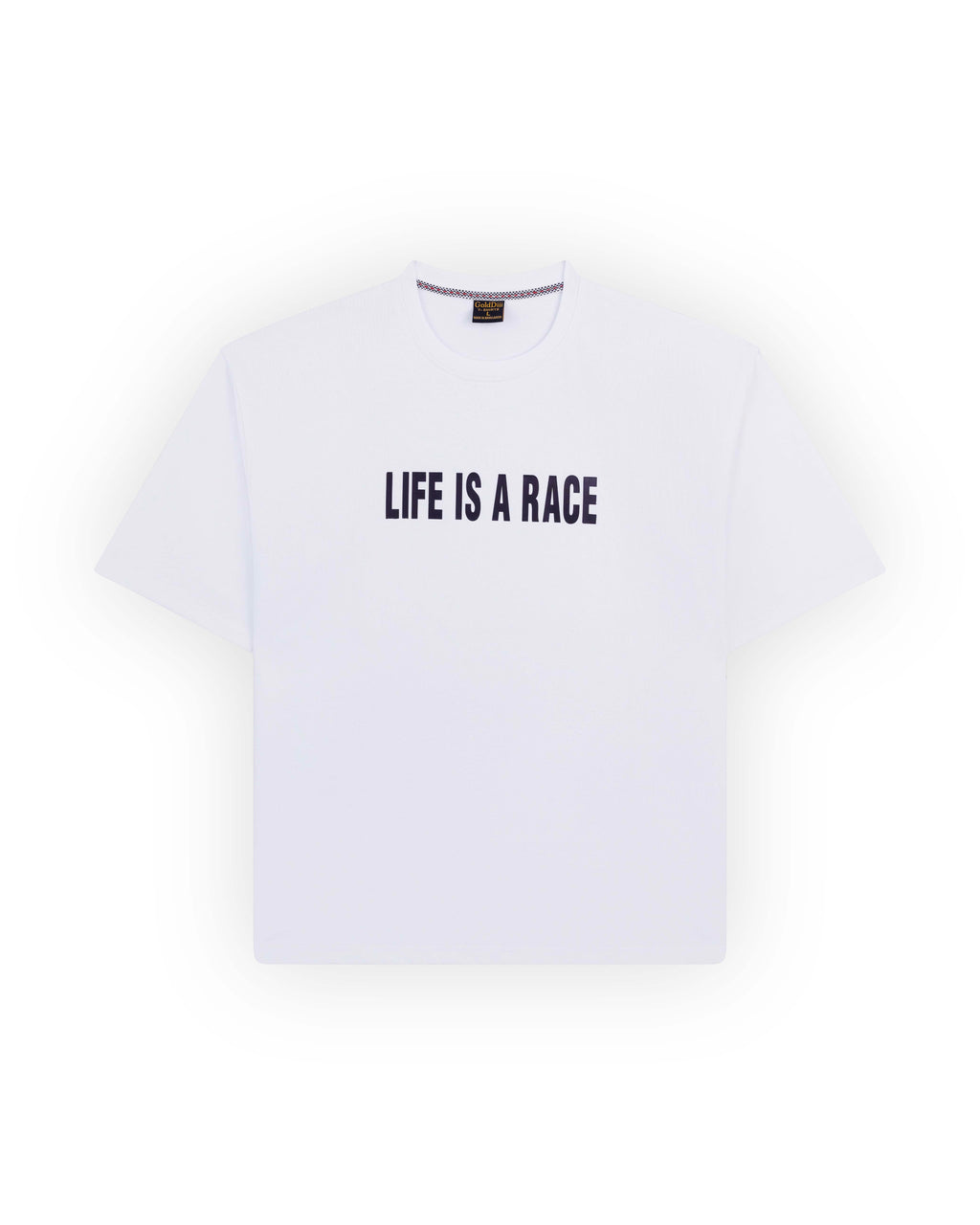 GoldDiii Oversized Motivational Graphic T-Shirt — Front & Back Print — Heavy 230 GSM