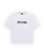 GoldDiii Oversized Motivational Graphic T-Shirt — Front & Back Print — Heavy 230 GSM