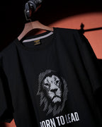 GoldDiii “Born To Lead” Premium Relaxed Fit Graphic T-Shirt — Black