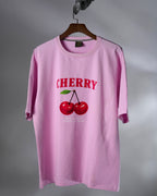 GoldDiii® “Cherry” Premium Relaxed Fit Graphic T-Shirt — 190 GSM