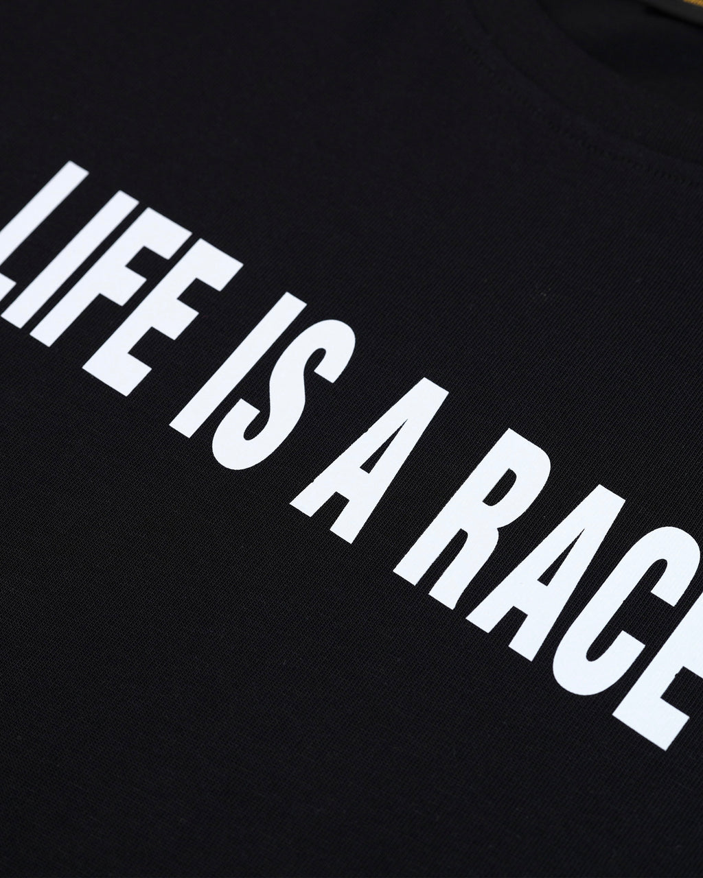 GoldDiii Oversized Motivational Graphic T-Shirt — Front & Back Print — Heavy 230 GSM