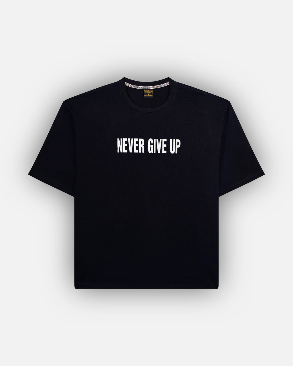 GoldDiii Oversized Long Sleeve Signature Tee – Limited Edition – Heavy 230 GSM - Black / White