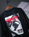 GoldDiii Oversized Long Sleeve Signature Tee – Limited Edition – Heavy 230 GSM - Black / White