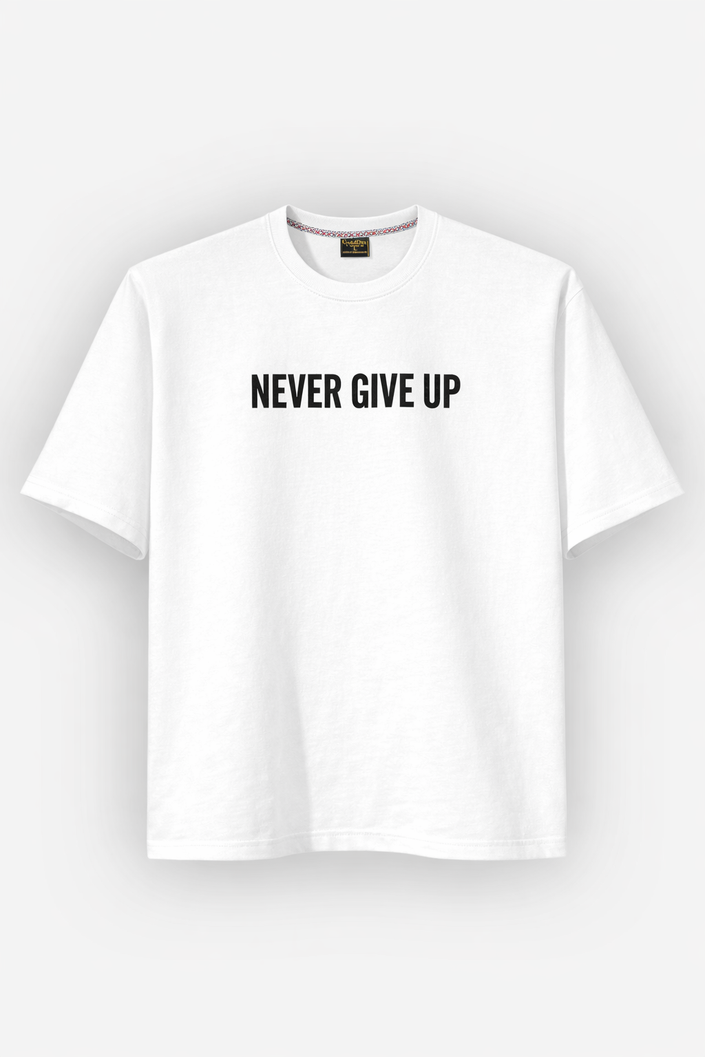 GoldDiii Oversized Long Sleeve Signature Tee – Limited Edition – Heavy 230 GSM - Black / White