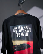 GoldDiii Oversized Motivational Graphic T-Shirt — Front & Back Print — Heavy 230 GSM